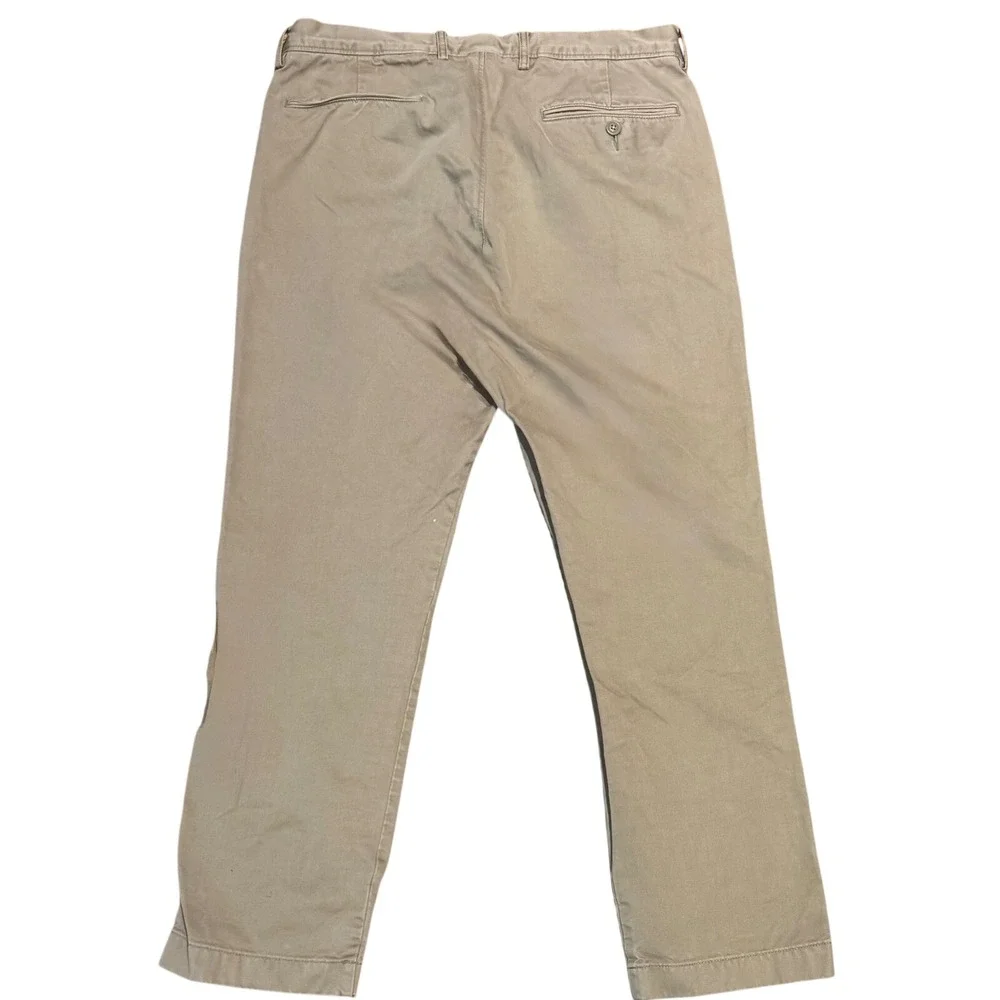 J.Crew‎ Broken-In Chino Pants 32x30 Khaki Tan Cotton Straight Leg casual